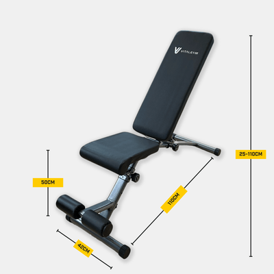 Adjustable Workout Bench – Vital Gym Fitness Equipment