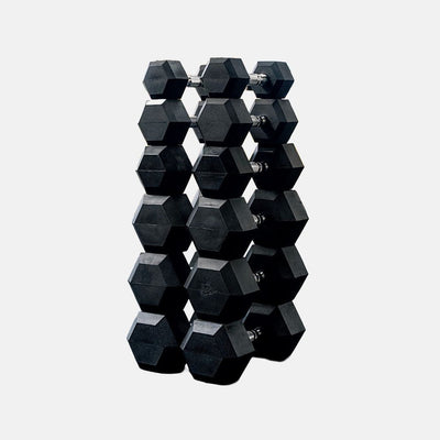 Premium Rubber Dumbbells