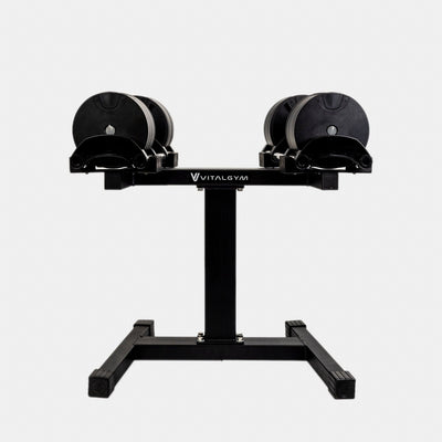 Adjustable Dumbbells (Pair) & Rack Combo - Vital Gym