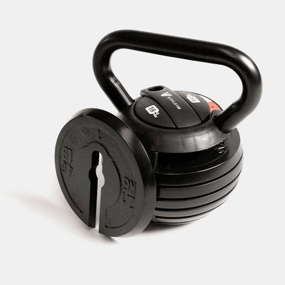 Ergonomic handle of Adjustable Kettlebell (4-18kg) for comfortable grip during workouts