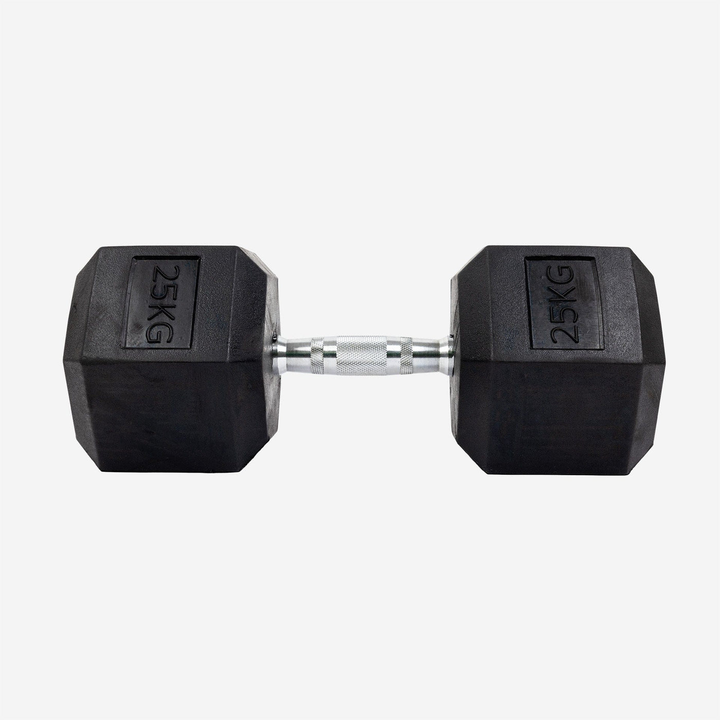 Space-saving design of Vital Gym HEX Dumbbells (5-40kg) made with high-quality cast iron for reliable home gym use