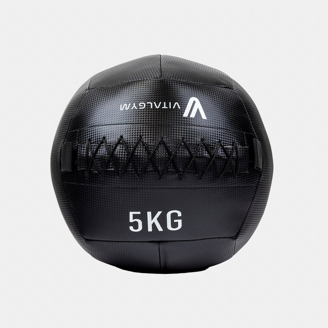 Vital Gym Medicine Wall Ball [5kg 15kg] – Durable PU Leather